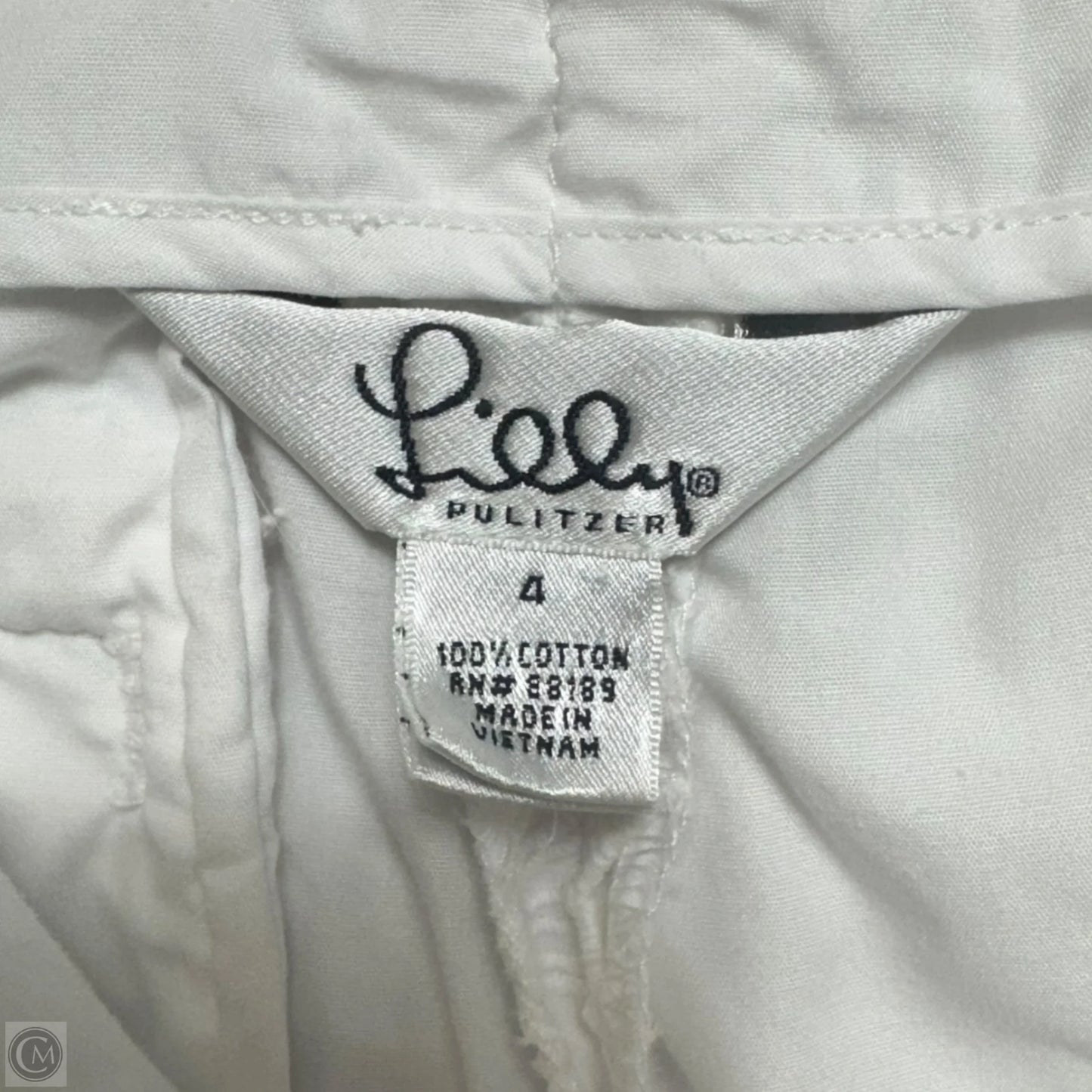 Vintage Eyelet Pants By Lilly Pulitzer In White, Size: 4