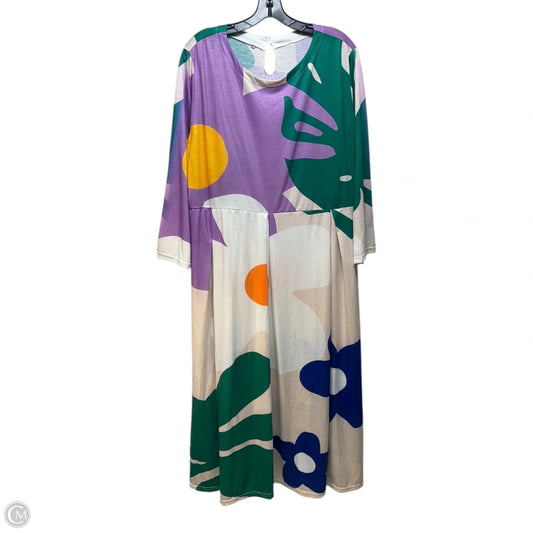 Dress Casual Maxi Unbranded In Multi-colored, Size: 4x
