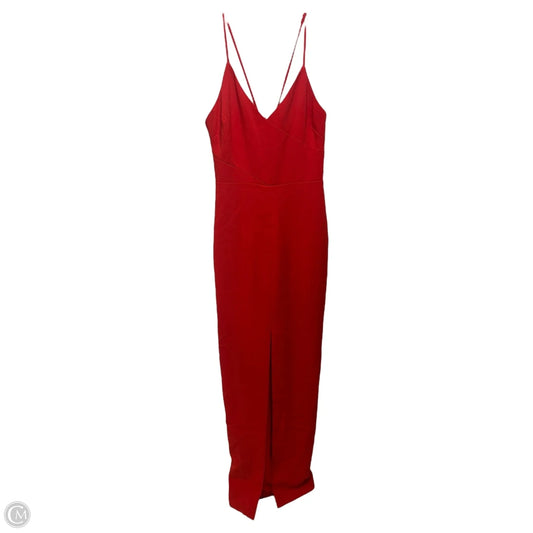 Front Slit Dress Party Long By Likely In Red, Size: 2