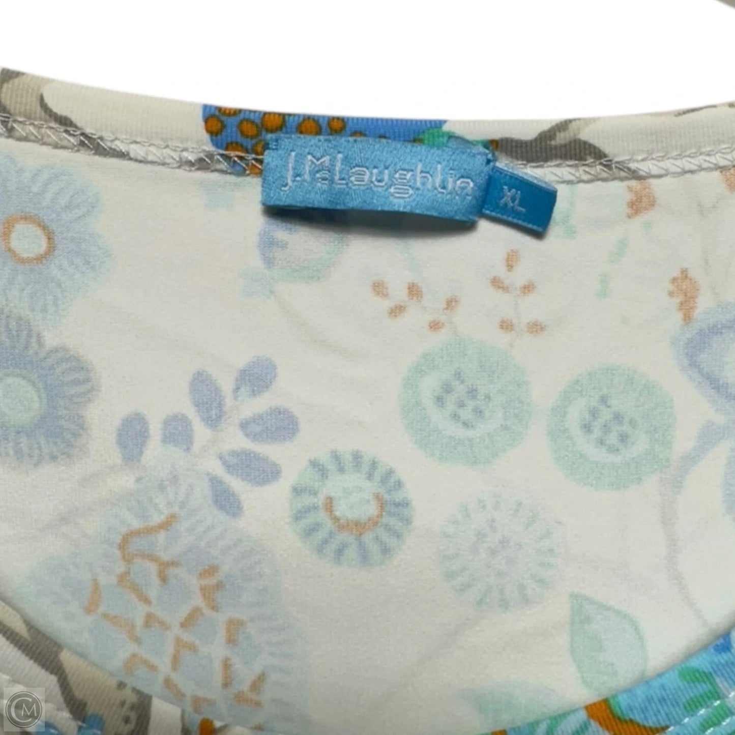 Top Long Sleeve By J Mclaughlin In Blue, Size: Xl