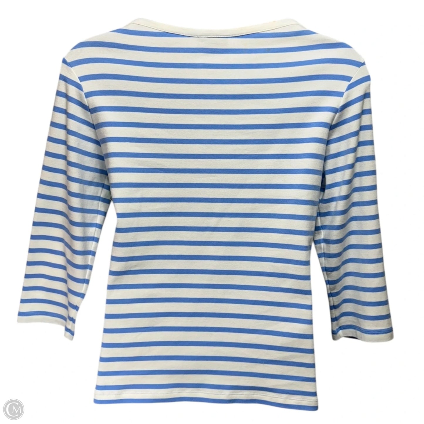 Top Long Sleeve By Saint James In Striped Pattern, Size: 14