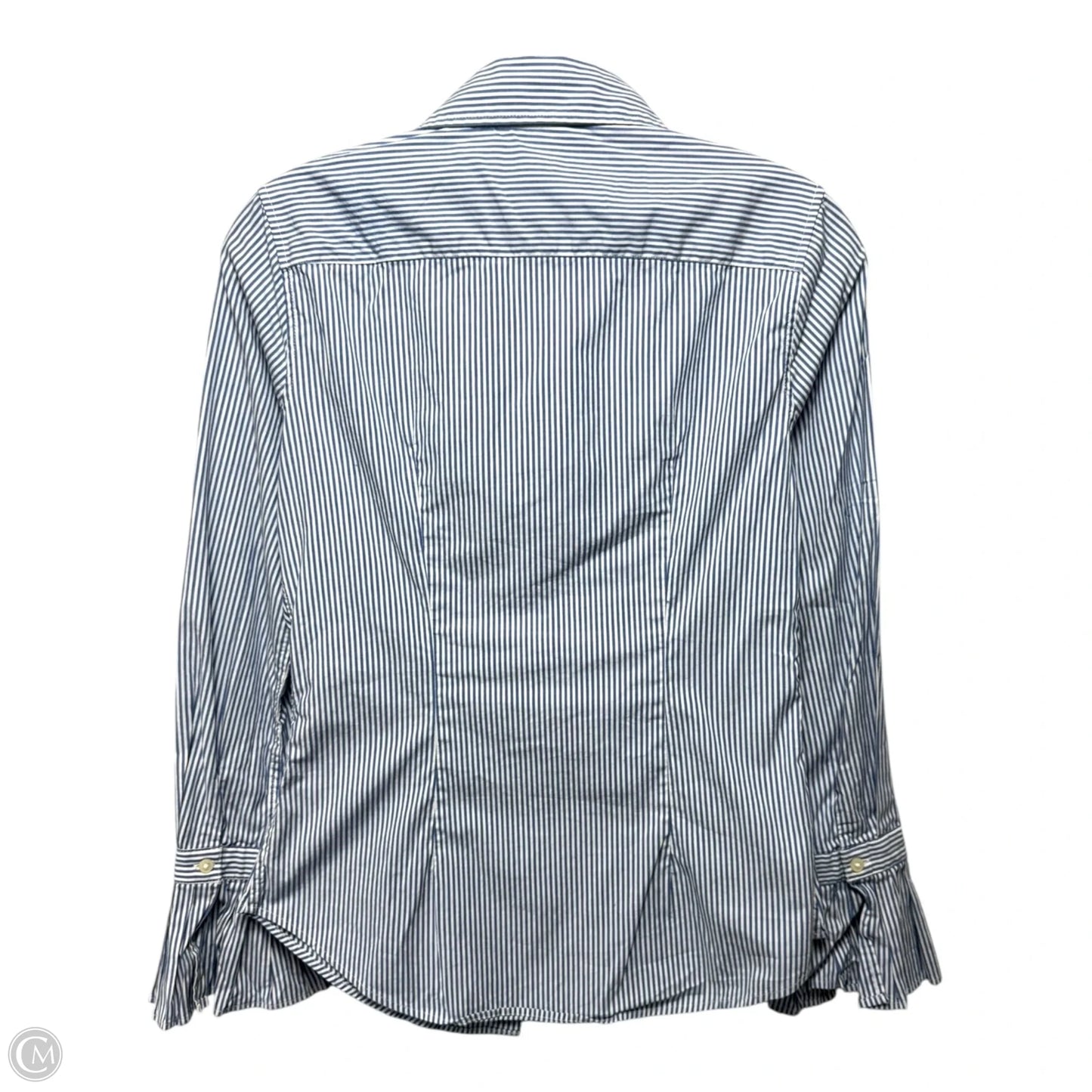 Top Long Sleeve By Banana Republic In Striped Pattern, Size: 0