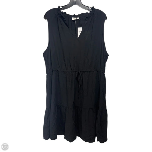 Dress Casual Midi By Gap In Black, Size: 1x
