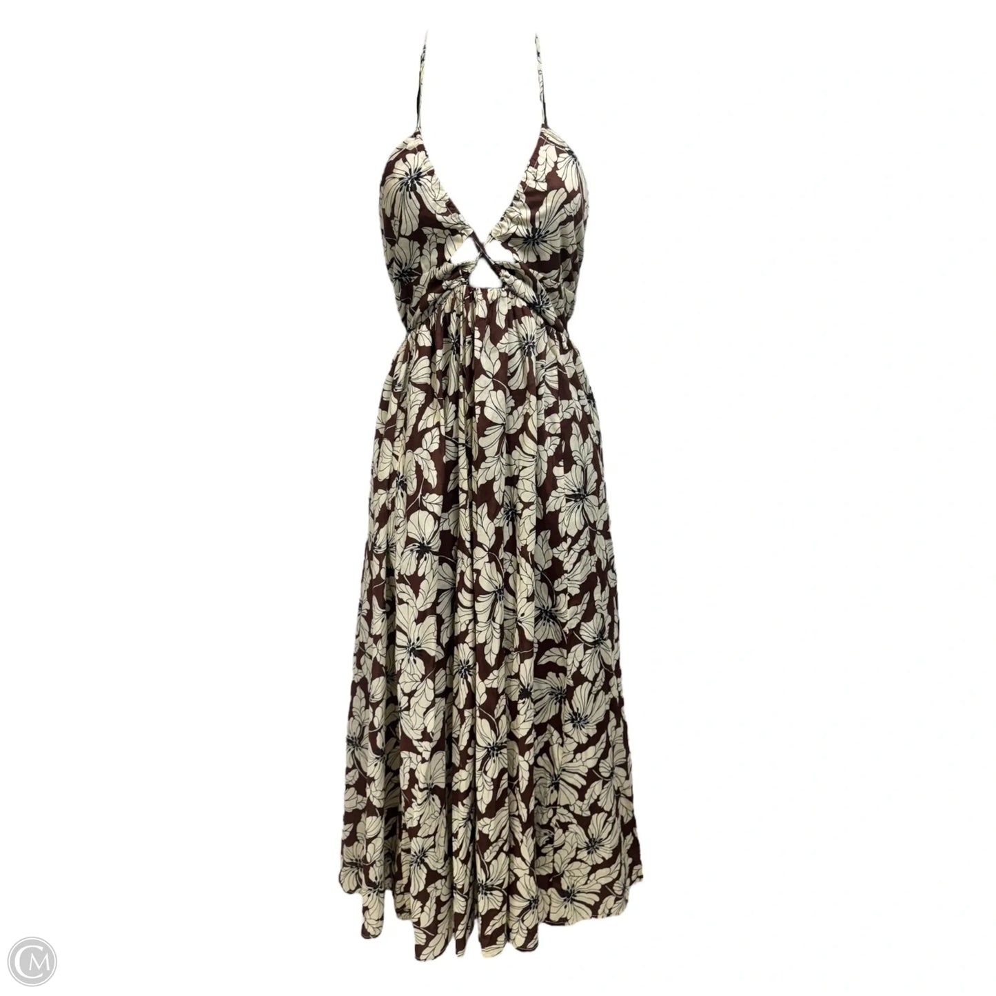 Halter Dress Casual Maxi By J. Crew In Floral Print, Size: S