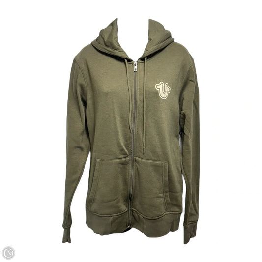 Sweatshirt Hoodie By True Religion In Green, Size: M