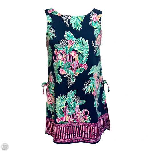 Donna Romper Dress Designer By Lilly Pulitzer In Floral Print, Size: 10