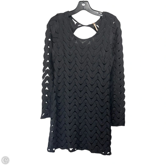 Wild Thing Lace Crochet Mini Dress By Free People In Black, Size: XS