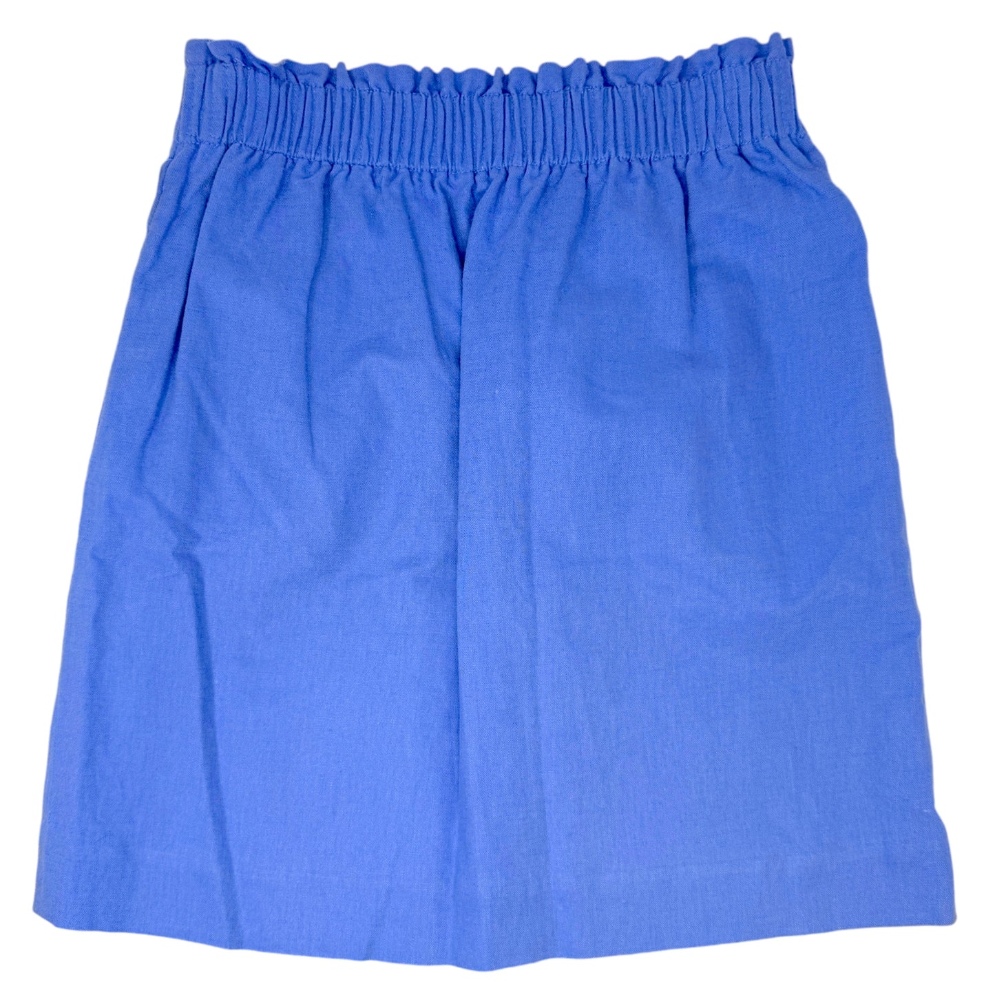 Sidewalk Linen Blend Paperbag Skirt By J. Crew In Blue, Size: 0