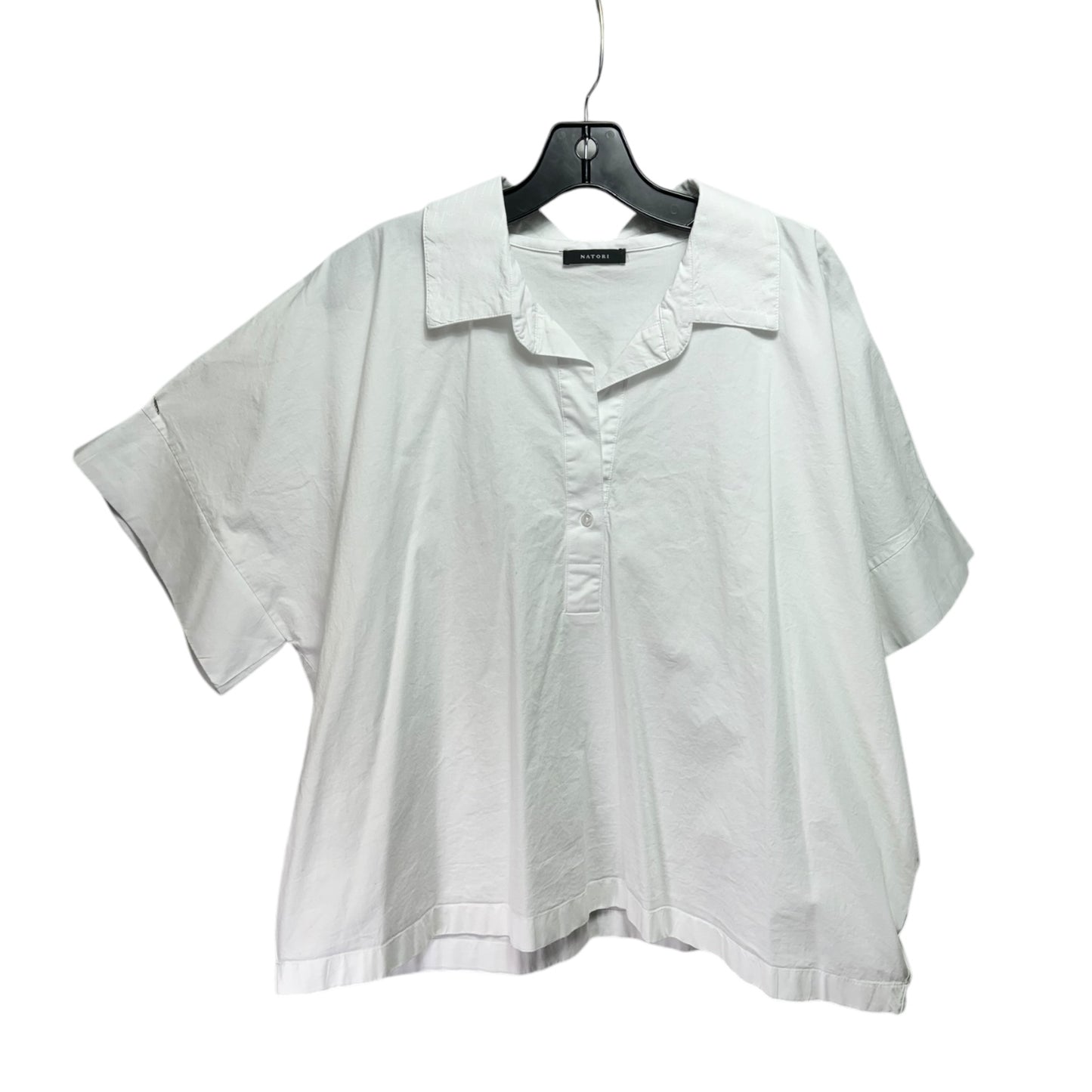 Top Short Sleeve By Natori In White, Size: Xl