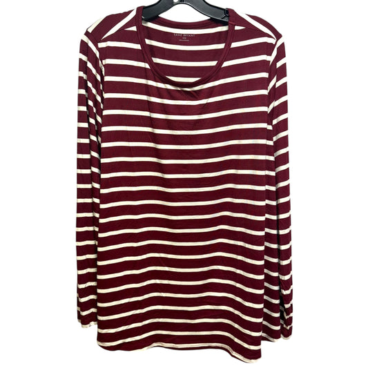 Top Long Sleeve By Lane Bryant In Striped Pattern, Size: Xxs