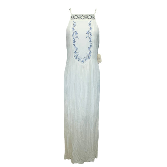 Belinda Maxi Dress - White/Light Blue By Altard State  Size: S