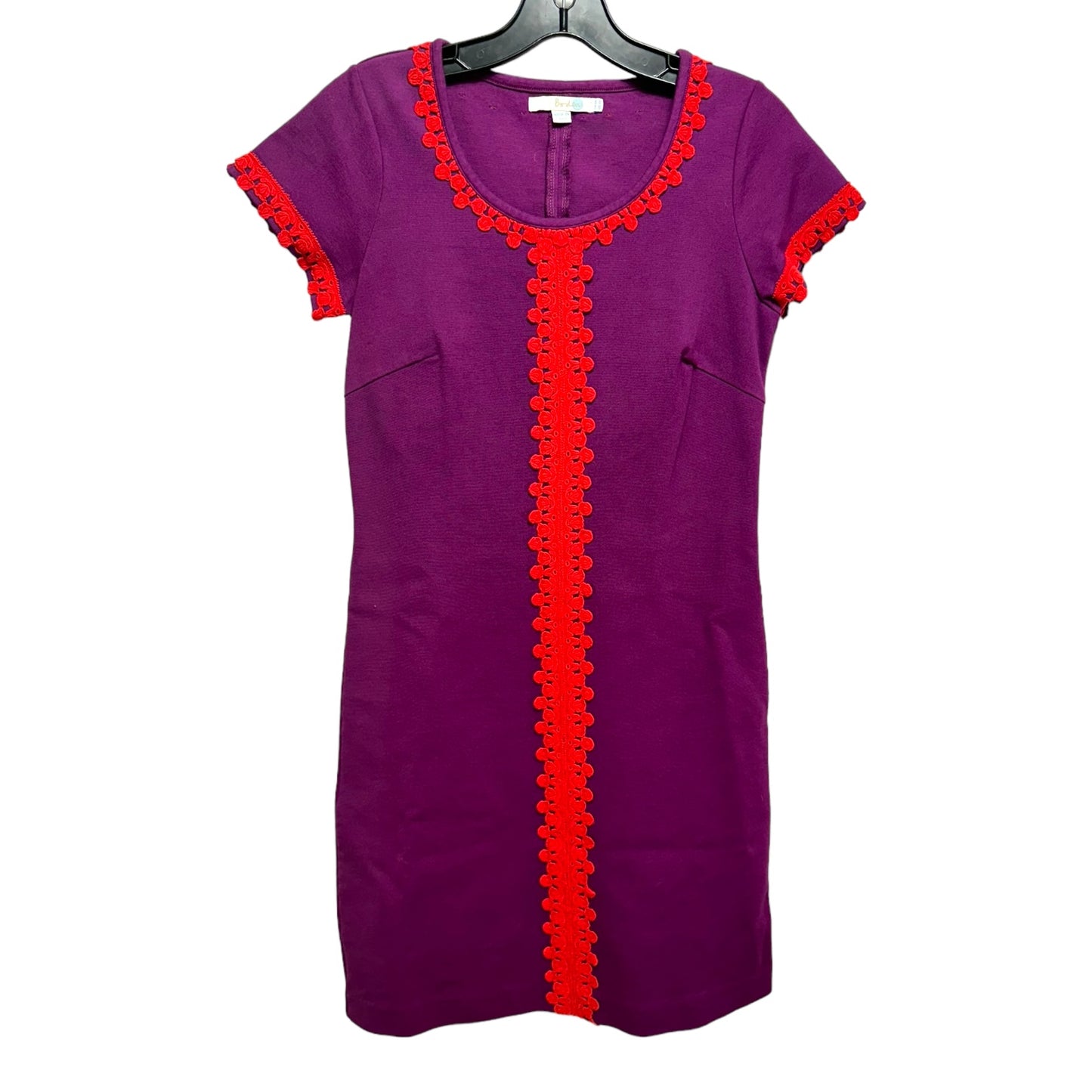 Crochet Lace Shift Dress By Boden In Purple, Size: 4