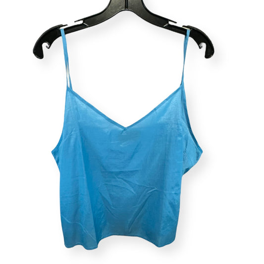 Blue Top Sleeveless Basic Emily Lovelock, Size M