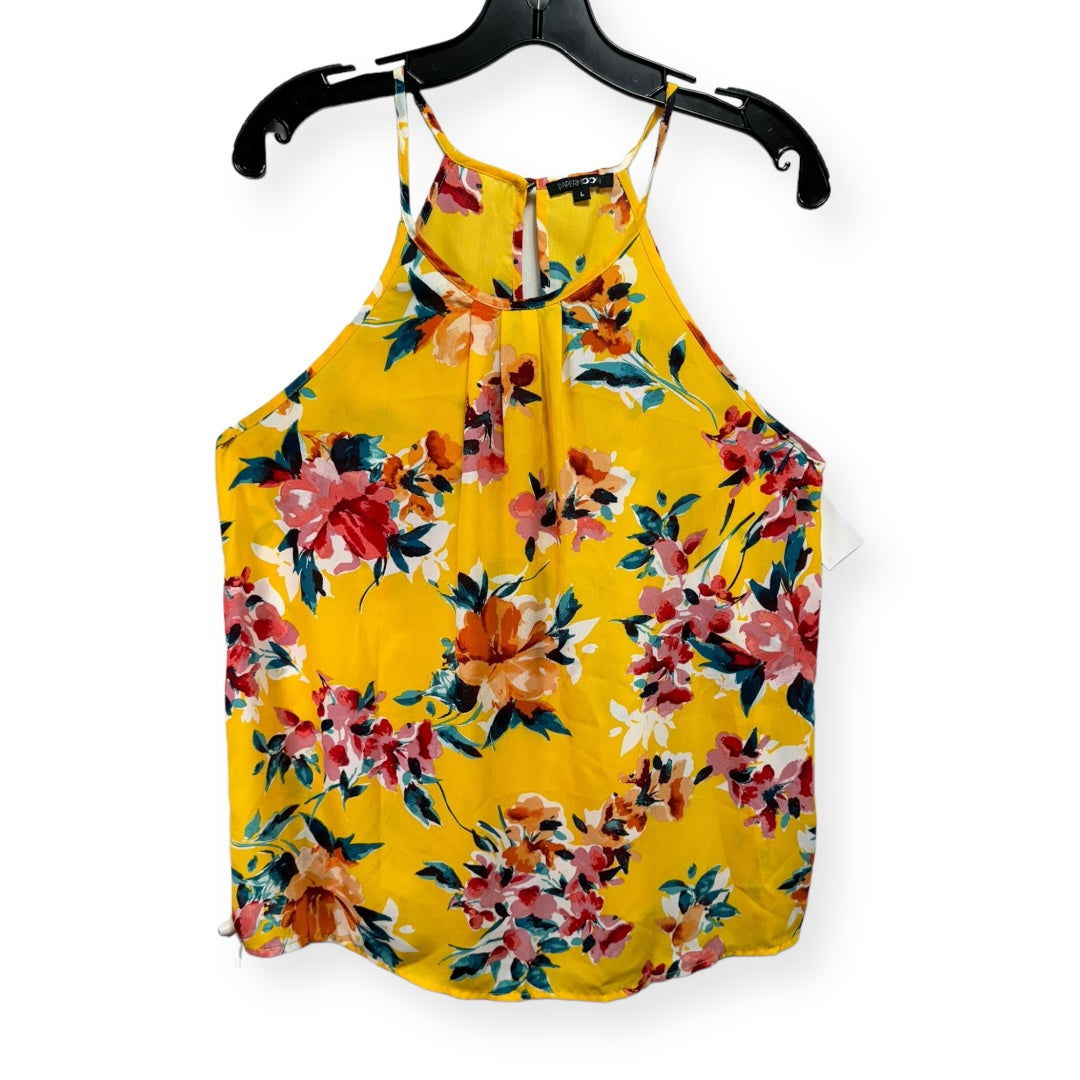 Yellow Top Sleeveless Papermoon, Size L