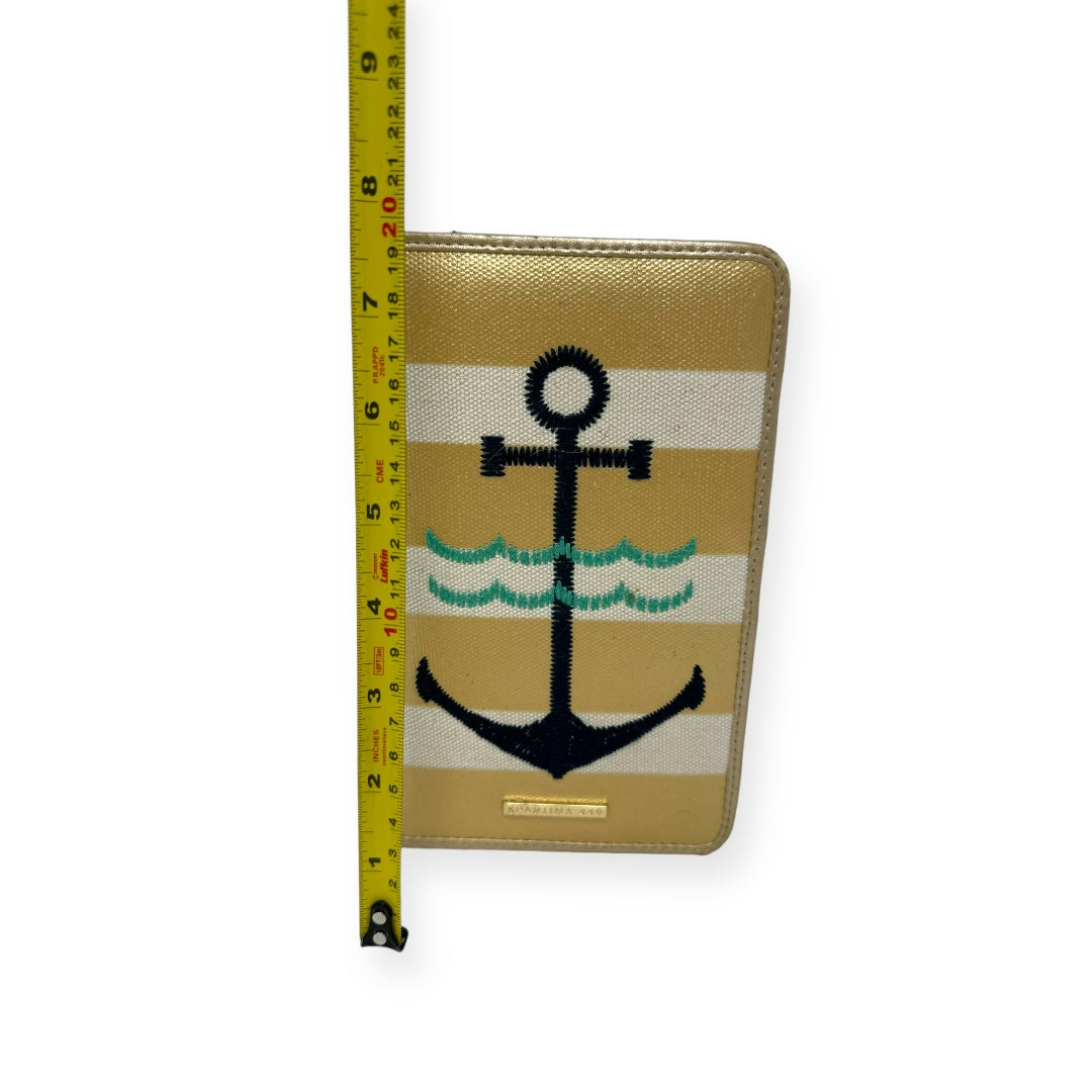 Anchor Stripe Bifold Snap Wallet Spartina, Size Large