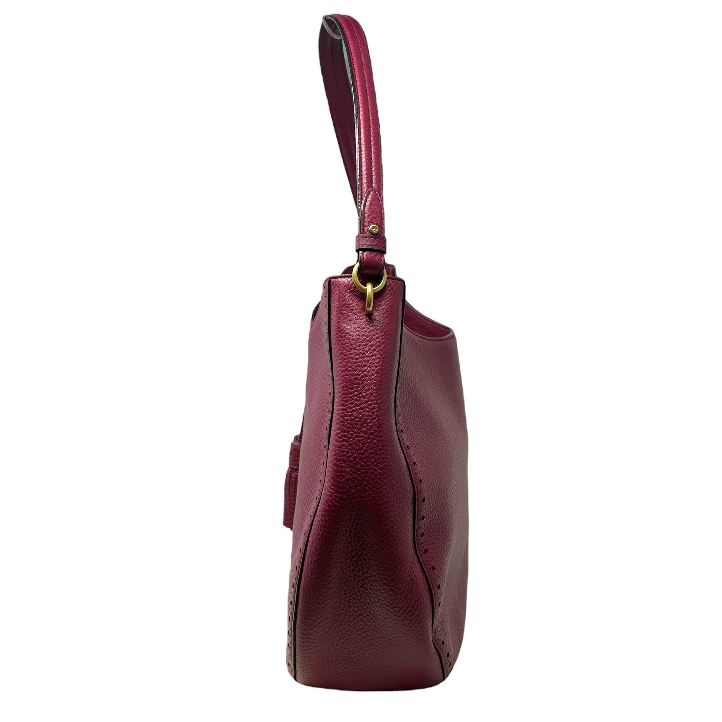 James Street Nori Hobo Bag - Merlot Designer By Kate Spade  Size: Large