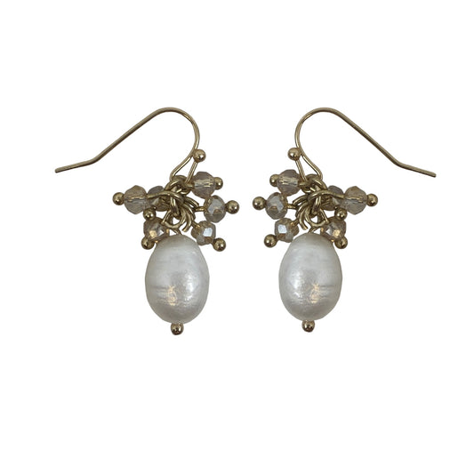 Pearlescent Dangle/drop Earrings By Unbranded