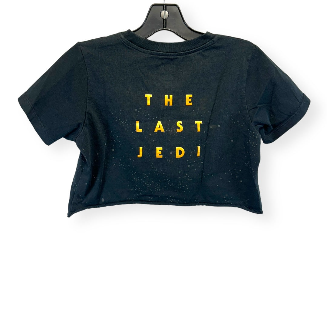 Black Top Short Sleeve Star Wars, Size S