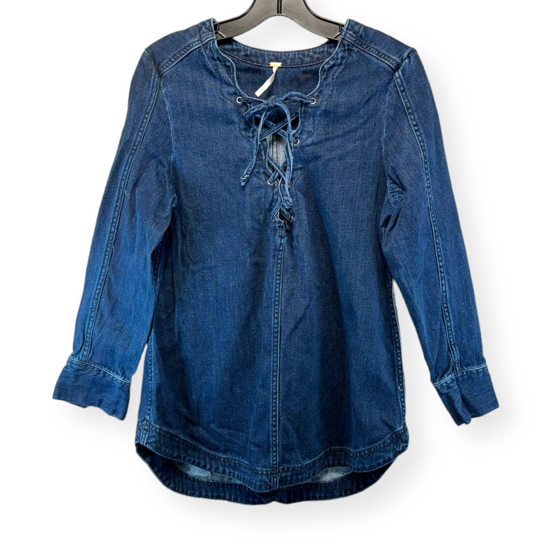 Neapolitan Dreams Denim Tunic Free People, Size S