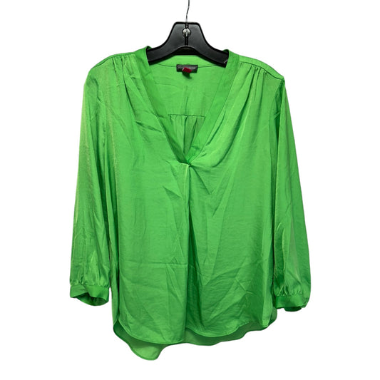 Top 3/4 Sleeve By Vince Camuto In Green, Size: M