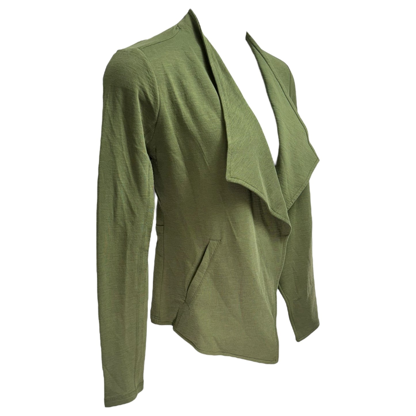 Jacket Fleece By Caslon In Green, Size: M