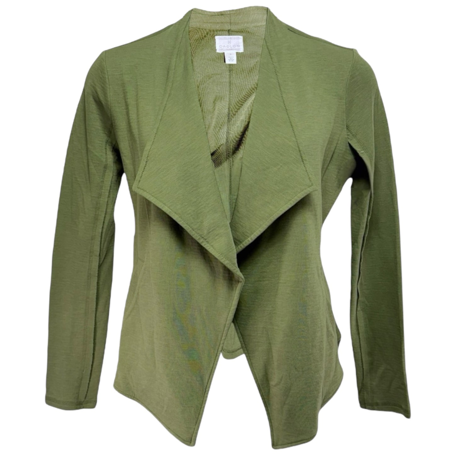 Jacket Fleece By Caslon In Green, Size: M