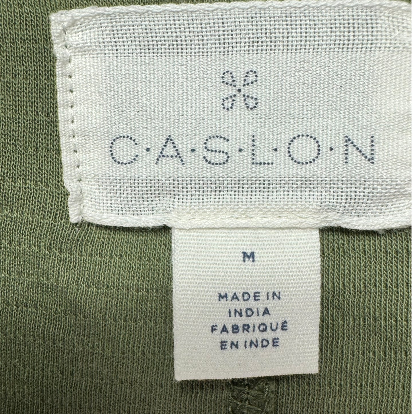 Jacket Fleece By Caslon In Green, Size: M