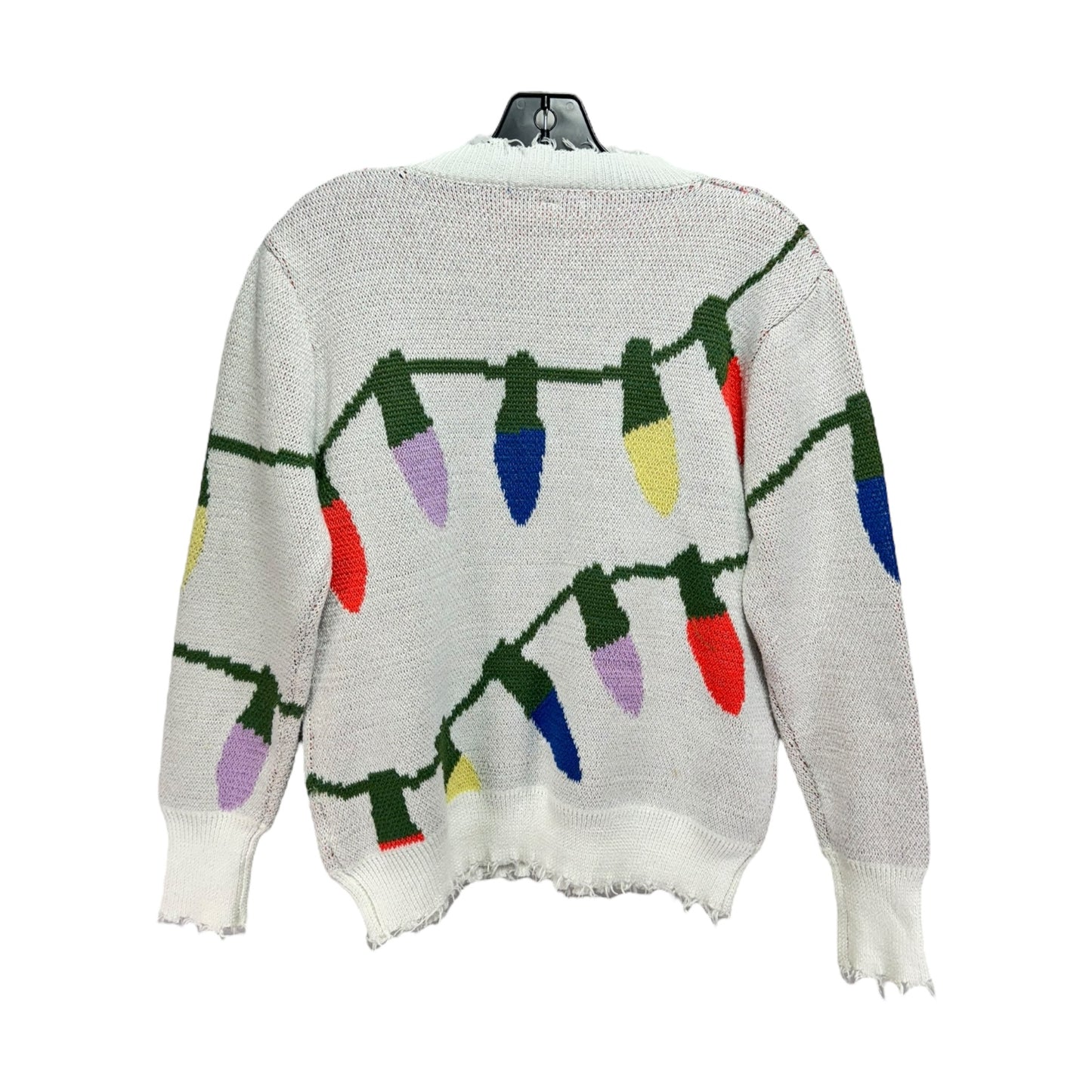 Christmas Lights Sweater By Miss Sparkling In Multi-colored, Size: M