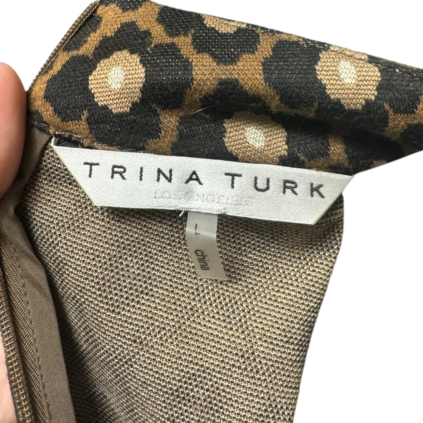 Knit Top Sleeveless By Trina Turk In Floral Print, Size: L