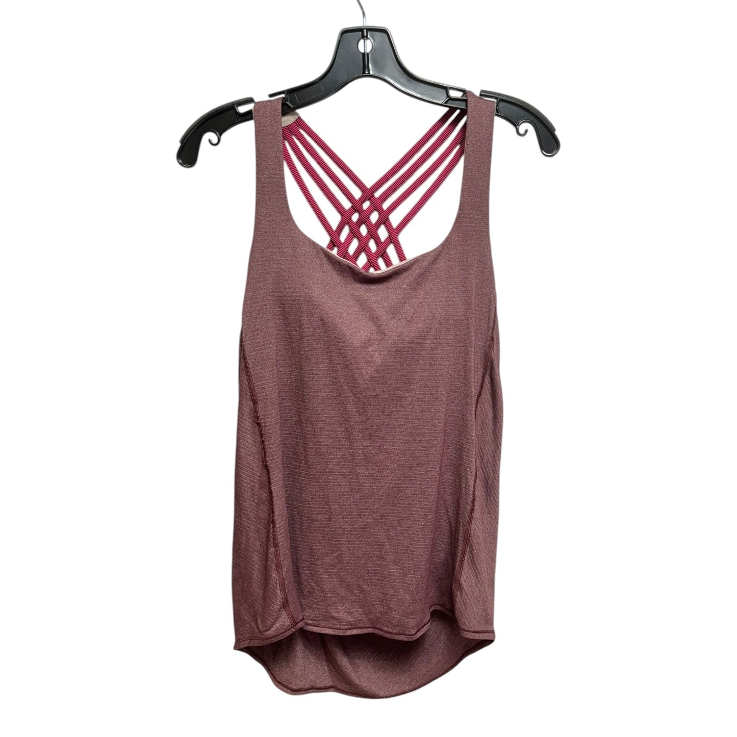 Wild Tank By Lululemon In Heathered Bordeaux Drama / Bon Bon / Wee Stripe Bon Bon Bordeaux Drama, Size: 8