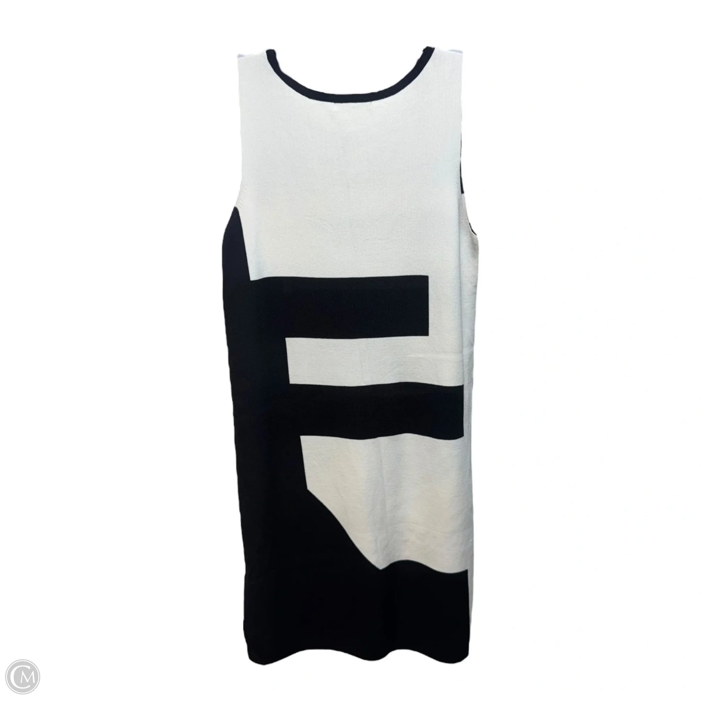 Knit Dress Casual Short By Bar III In Black & White, Size: M