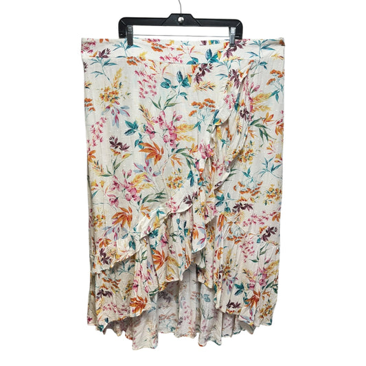 Skirt Maxi By Torrid In Floral Print, Size: 4x