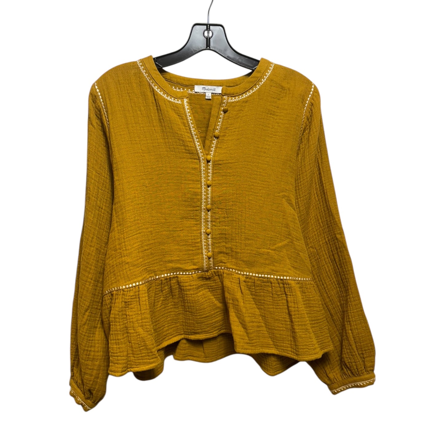 Top Long Sleeve By Madewell  Size: S