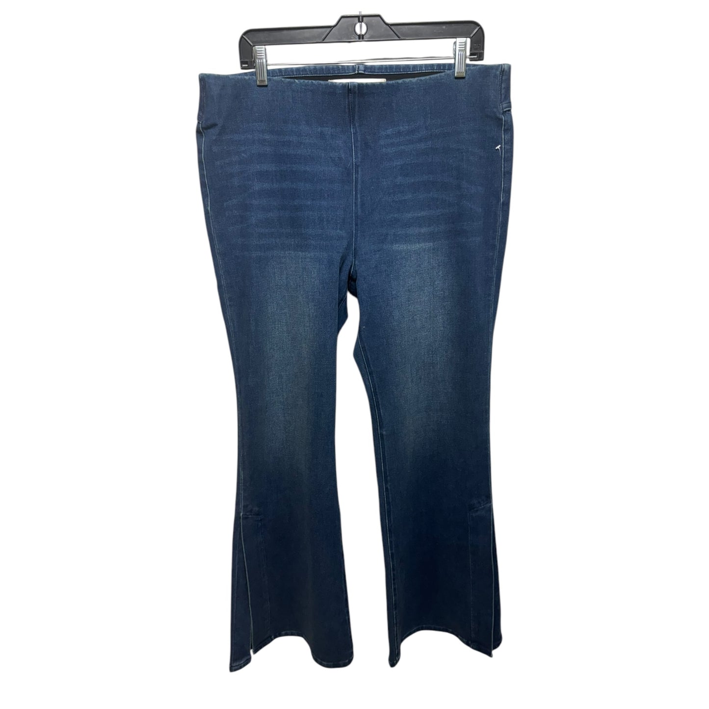 Jeans Flared By Soft Surroundings In Blue, Size: L