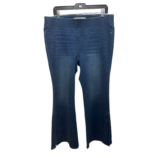 Jeans Flared By Soft Surroundings In Blue, Size: L