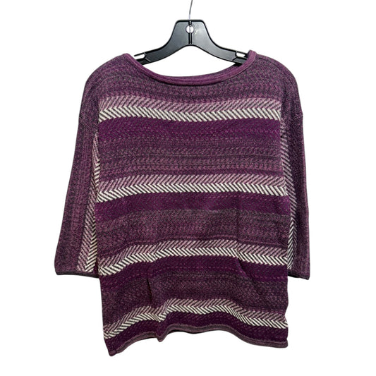 Sweater By Chaps In Purple, Size: M