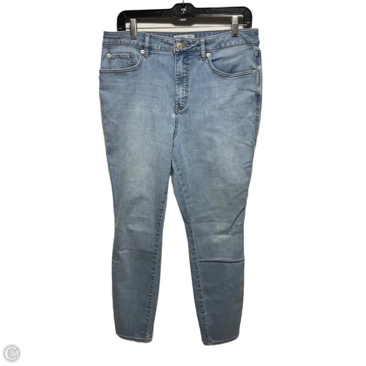 GRVY High Rise Super Skinny Jeans By Free People In Blue Denim, Size: 12/31