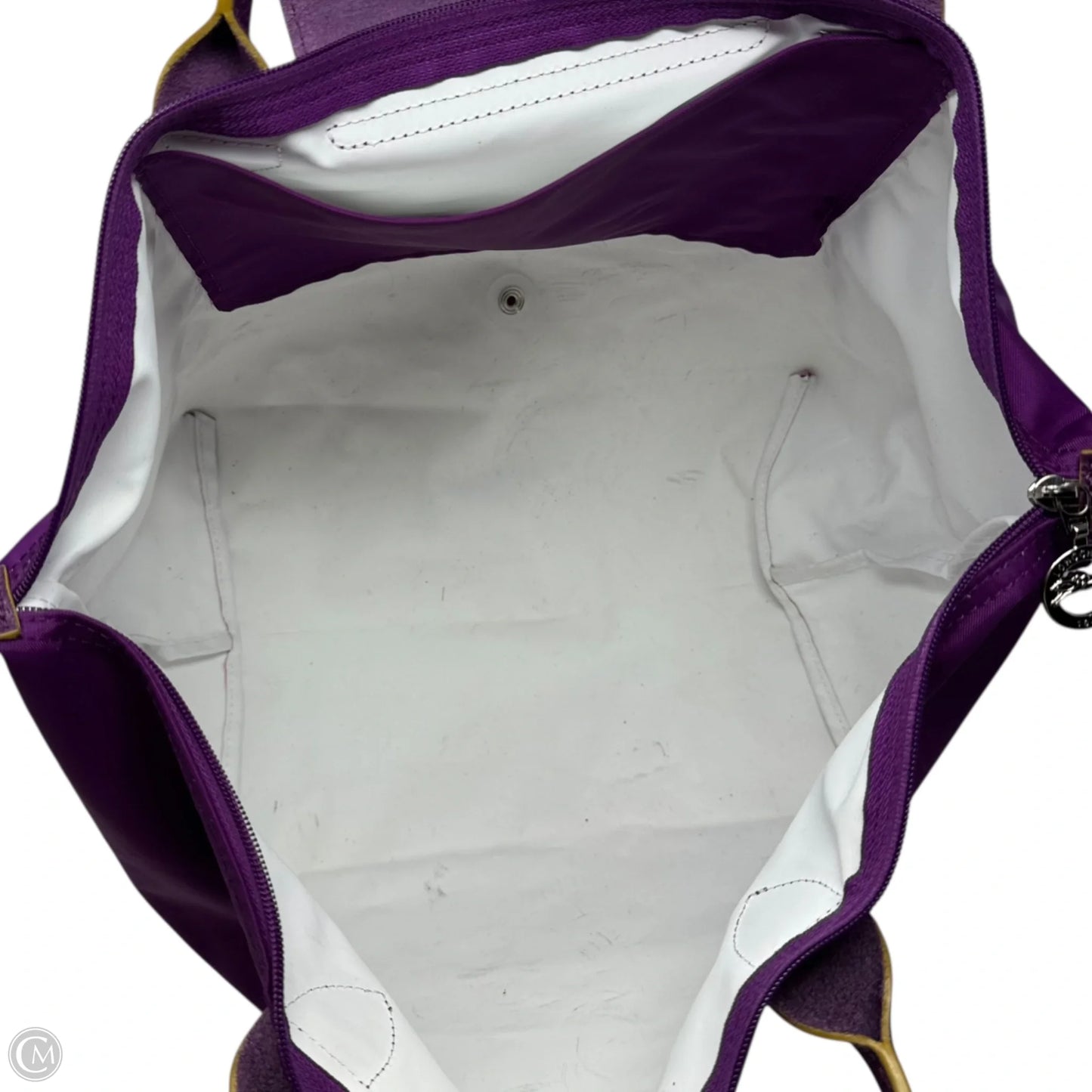 Le Pliage Type M Tote Designer By Longchamp, Size: Medium