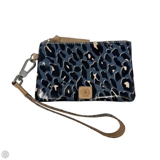 Blue Jag Wristlet Leather By Consuela, Size: Small