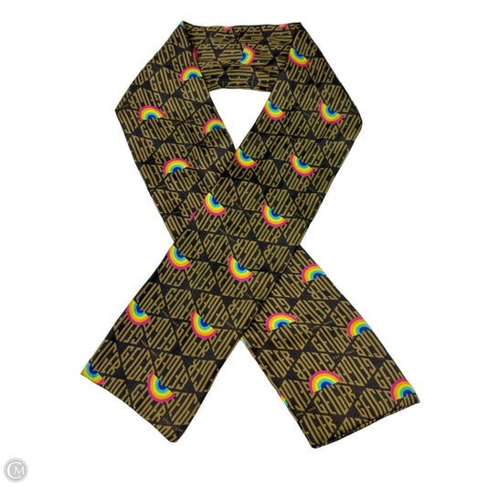 Rainbow Monogram Twilly Scarf Designer By Kurt Geiger