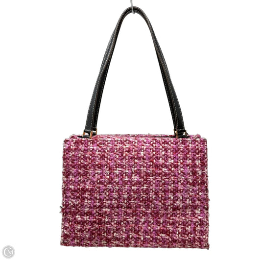 Vintage Ellie Tweed Tote Designer By Kate Spade, Size: Small