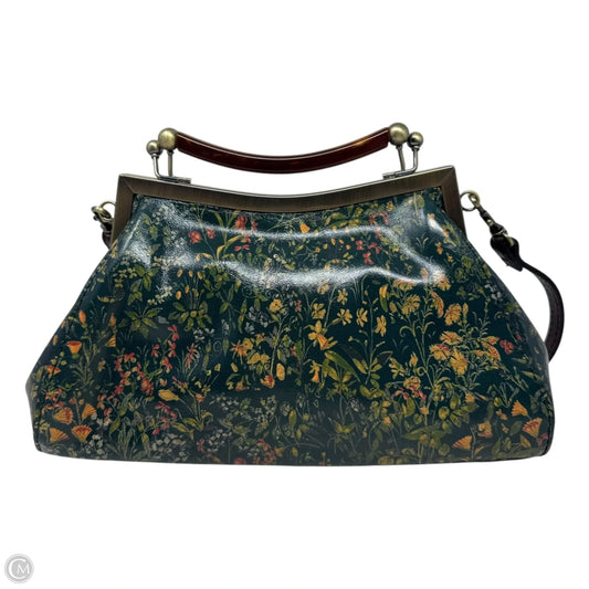 Kelmscott Frame Handbag Designer By Patricia Nash, Size: Small