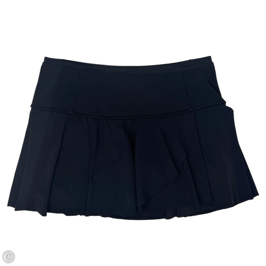 Athletic Skort By Lululemon In Black, Size: 6