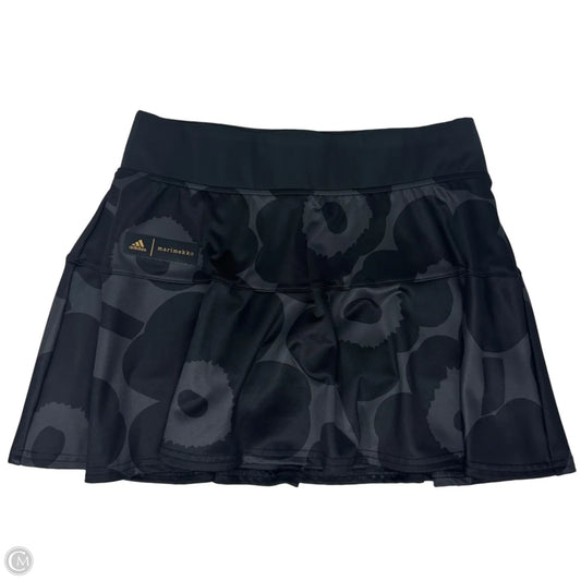 Athletic Skort By Adidas In Floral Print, Size: S