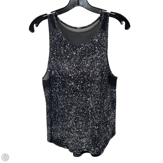 Athletic Tank Top By Lululemon In Black & White, Size: S (estimated)