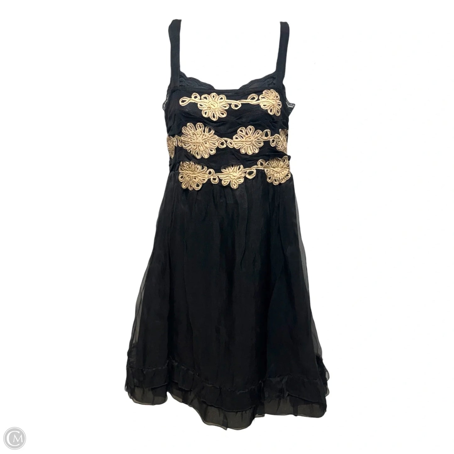 Black Dahlia Silk Dress By Zehavale By Anthropologie In Black, Size: 2