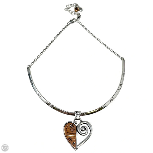 Pablos Passion Reversible Pendant Choker Necklace With 3” Extender By Brighton