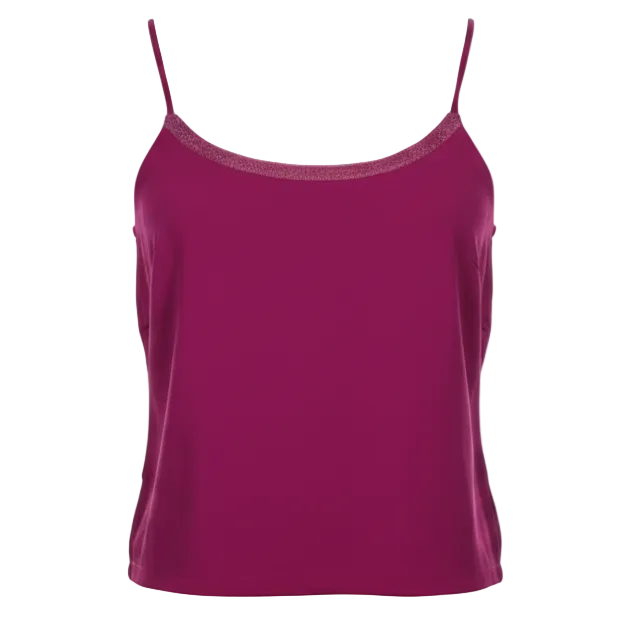 Beaded Silk Top Sleeveless By Doncaster Collection In Pink, Size: 6
