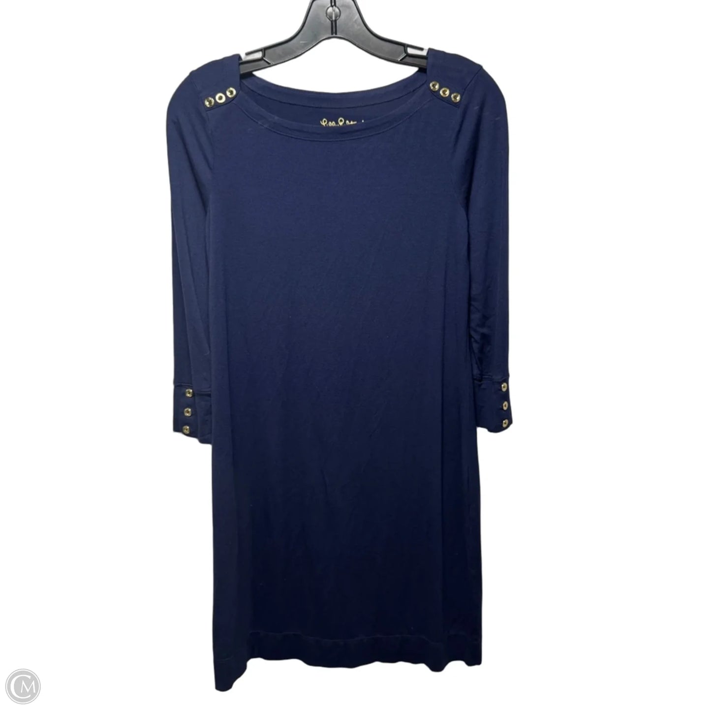 Sophie Dress Designer By Lilly Pulitzer In True Navy, Size: S