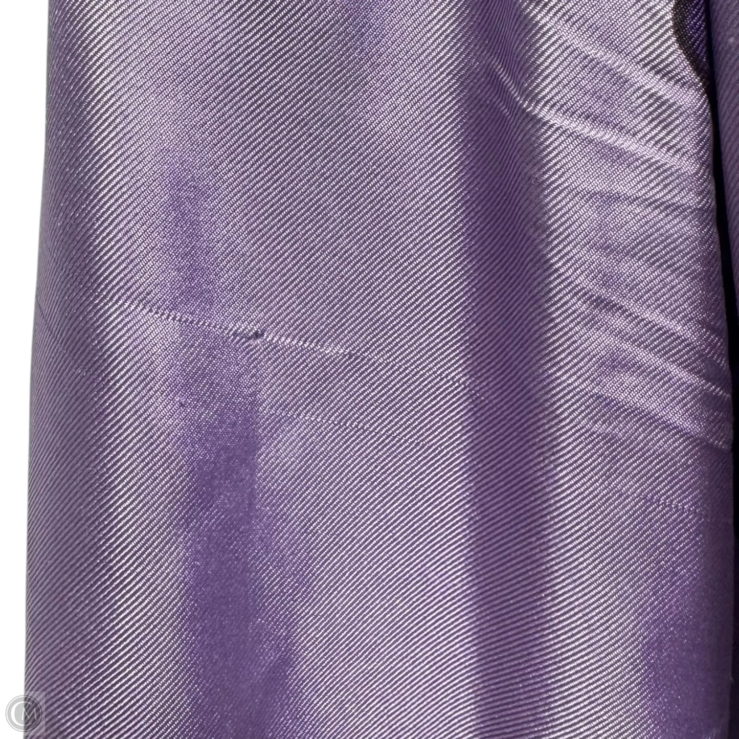 AS IS Scotland Ruffle Collar Wrap Dress By Elizabeth Mckay In Purple, Size: 6